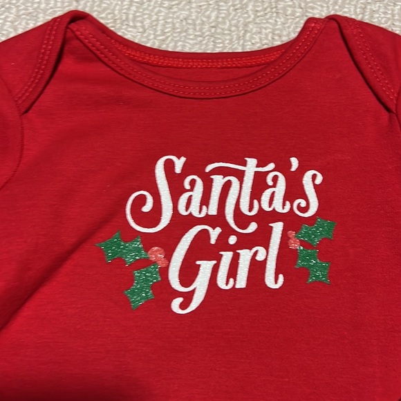 Set of 2 long sleeve tops (one shirt and one onesie), size 9 months, never worn - Picture 2 of 5